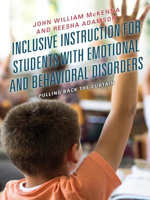 cover image of Inclusive Instruction for Students with Emotional and Behavioral Disorders